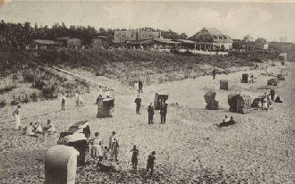 Strandpartie mit Blick auf Böttchers Strandhalle
